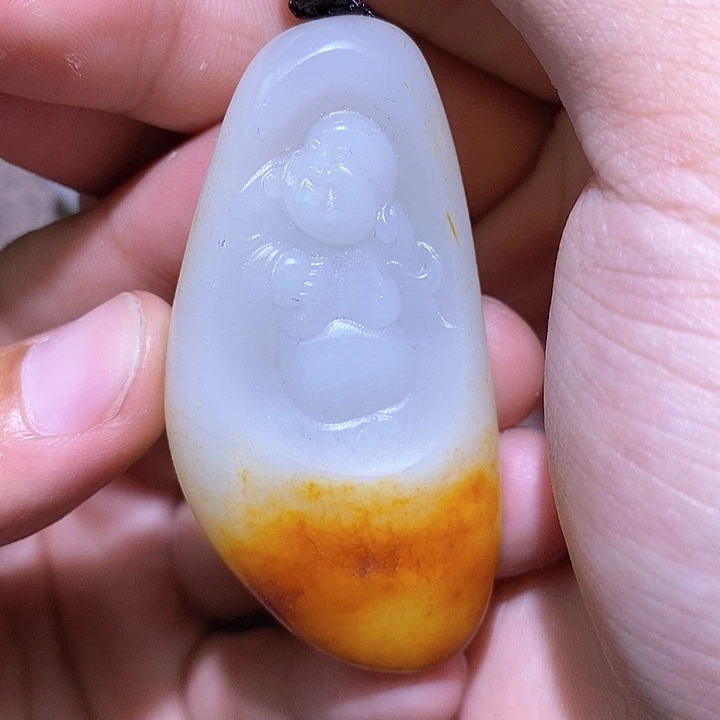 和田玉未镶嵌挂件L8