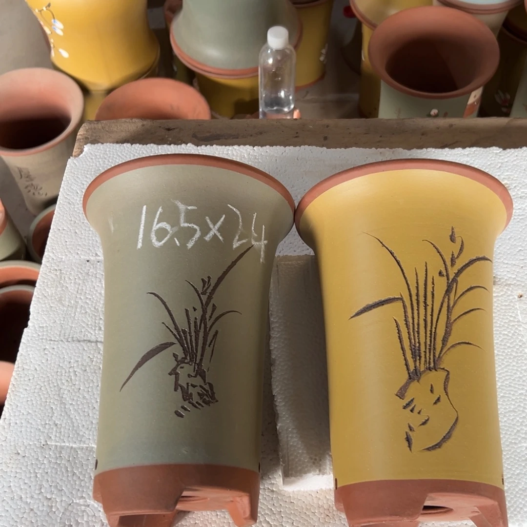 宜兴川阁紫砂花盆