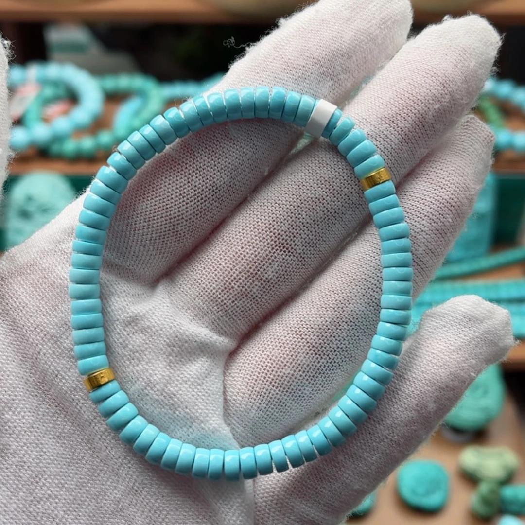 未镶嵌绿松石尺寸5.1mm