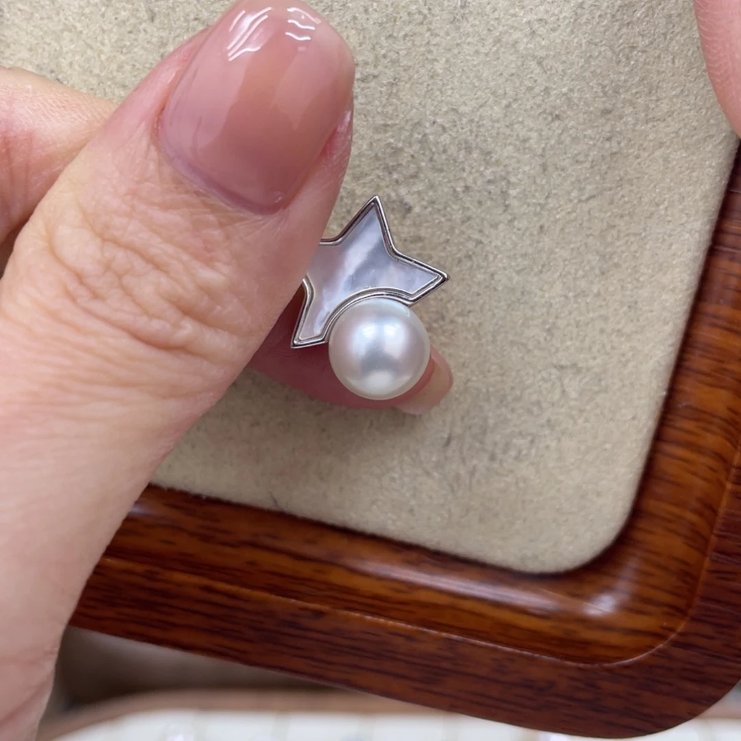 颈饰海水珍珠银S925镶嵌