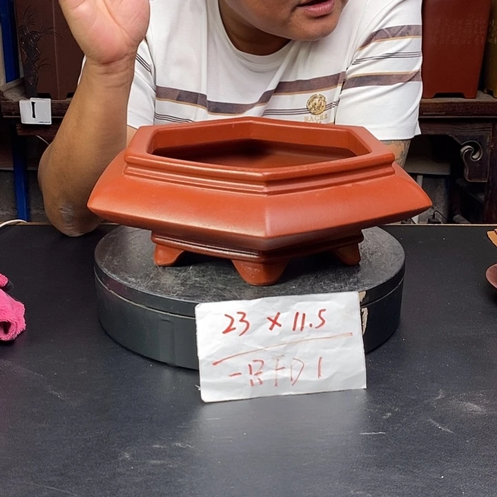 紫砂花盆货号一只FD1