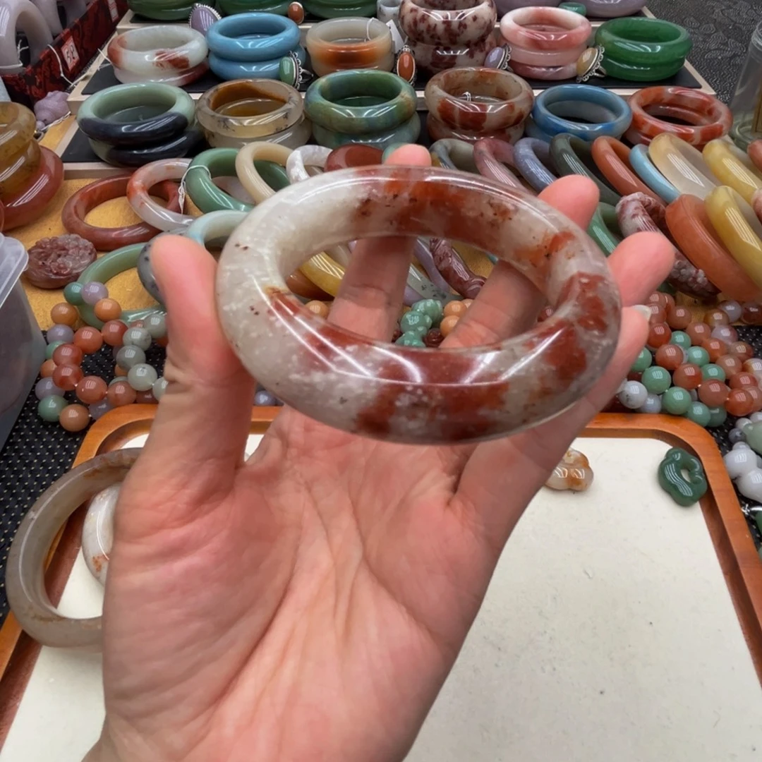 一****石英质玉未镶嵌圈口56