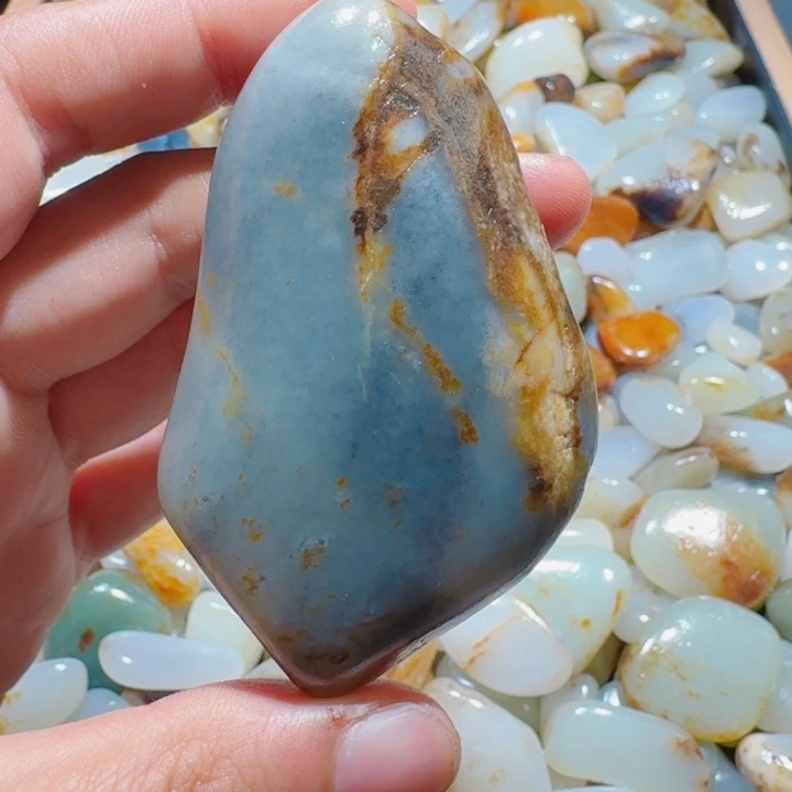 和田玉未镶嵌挂件75克