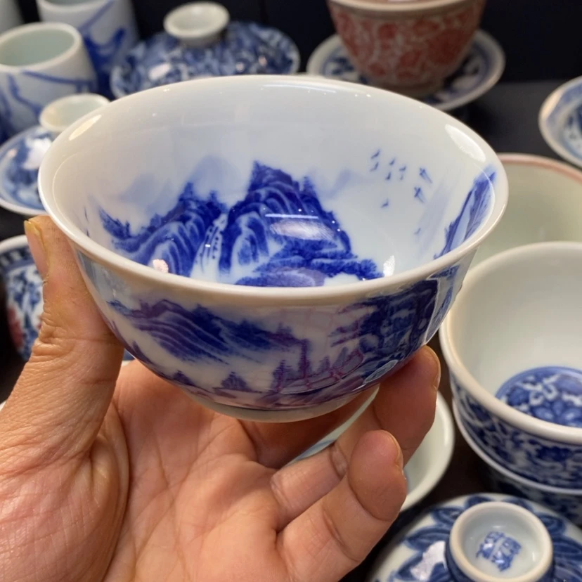 【闪购商品】景德镇青花主人杯