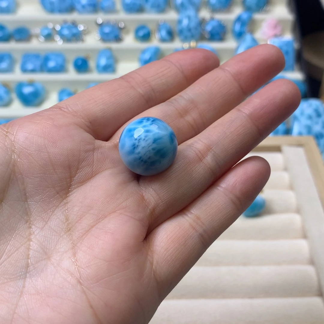 针钠钙石（海纹石）未镶嵌戒指?*