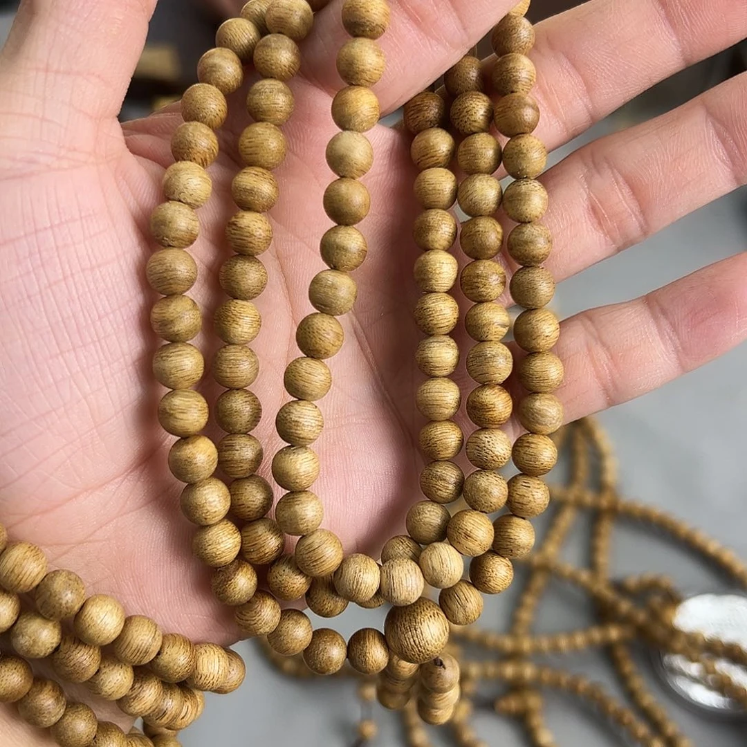 沉香沉香香囊海南黄油格0.7mm圆珠多圈福利款多样性发一