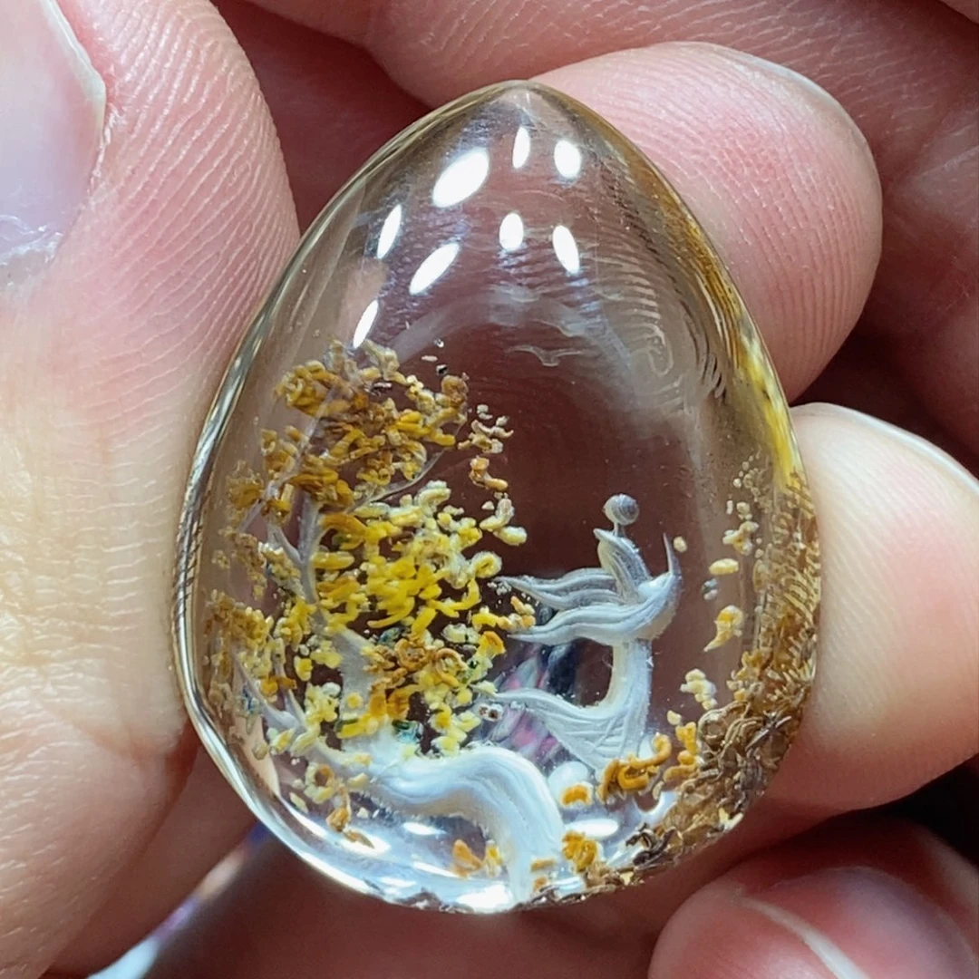 水晶吊坠(不含链)未镶嵌