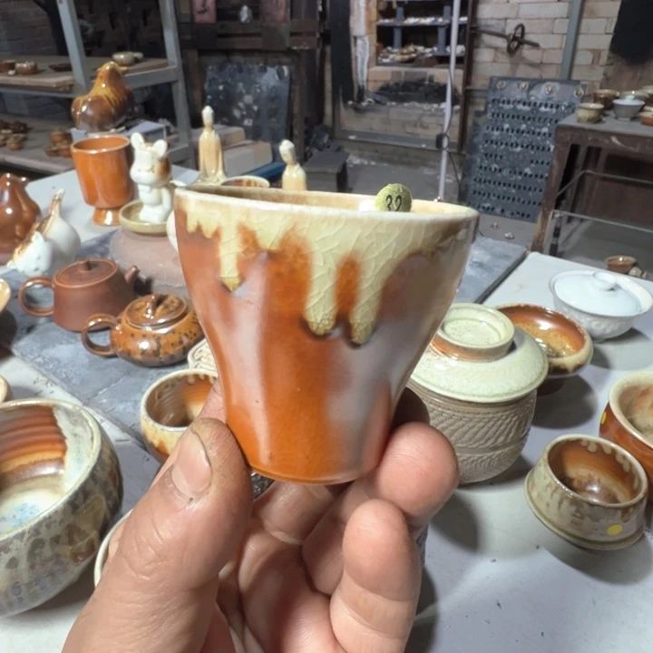 摆件32七天柴烧主人杯