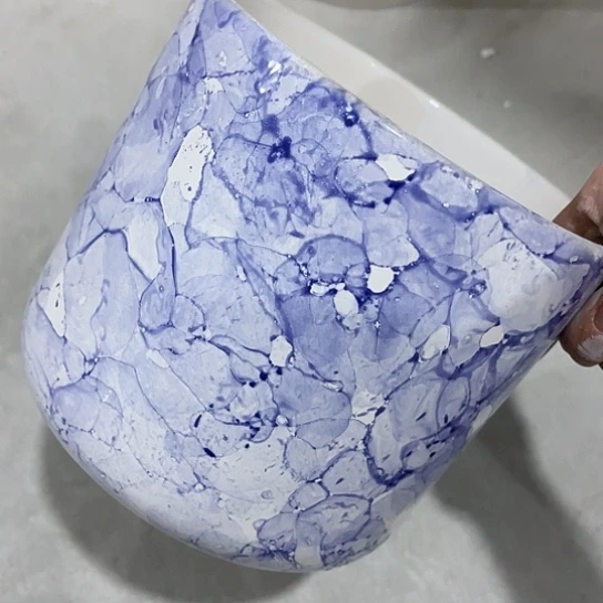 多肉绿植陶瓷花盆，有孔