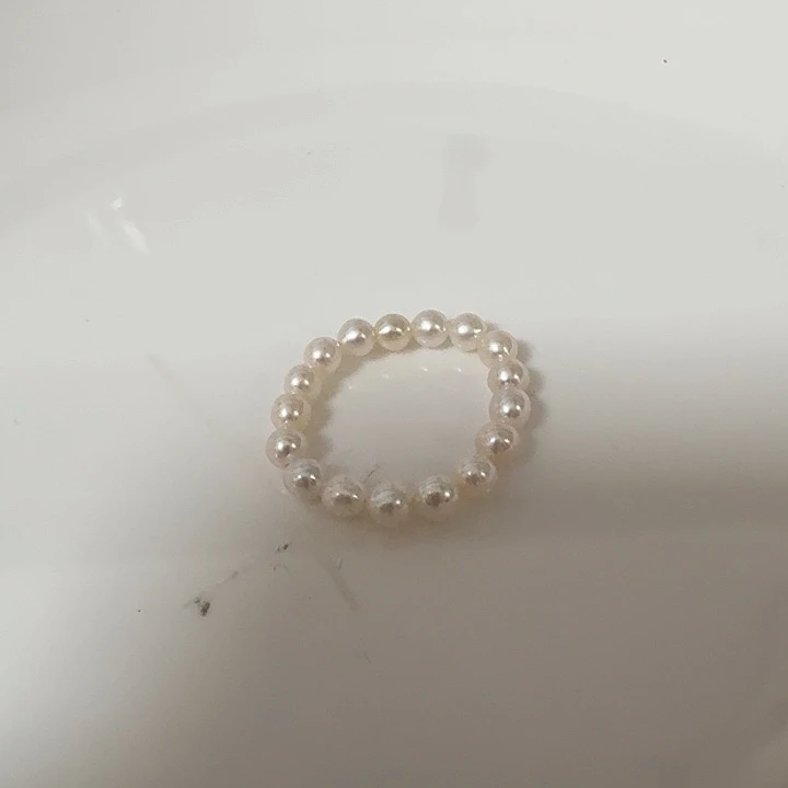 未镶嵌淡水珍珠戒指