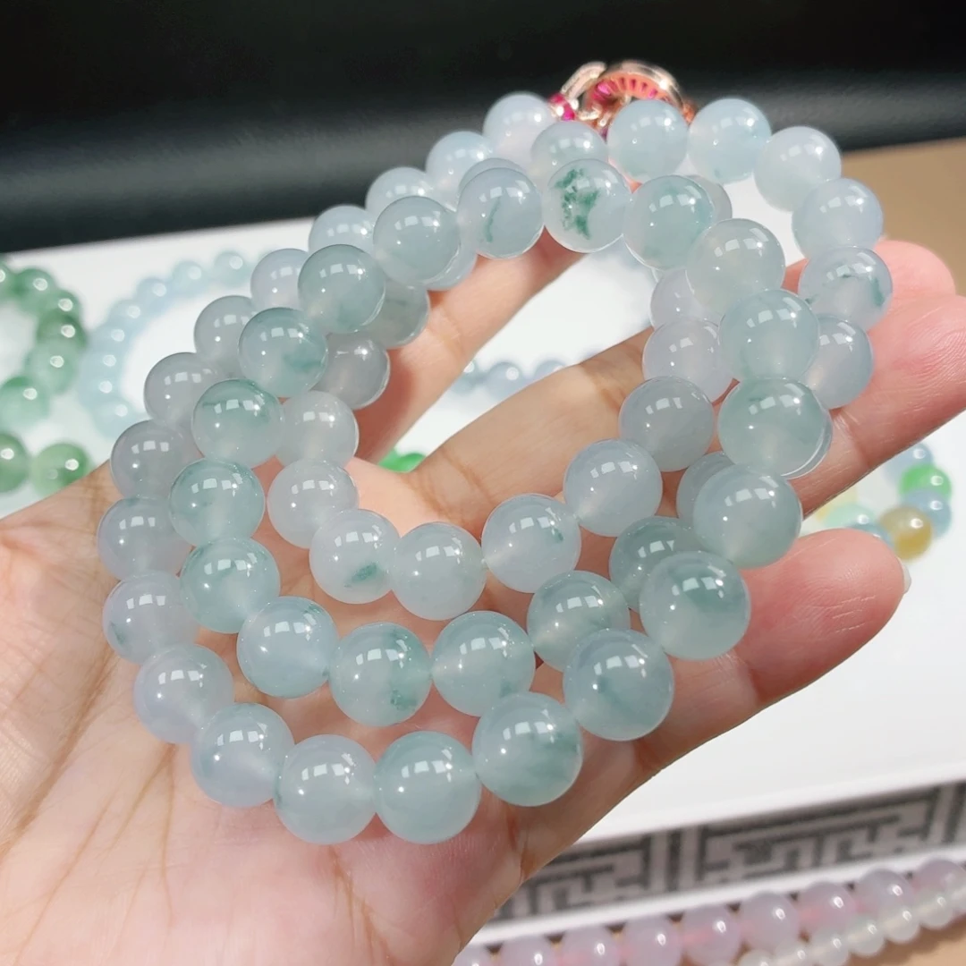 翡翠未镶嵌手链卡10