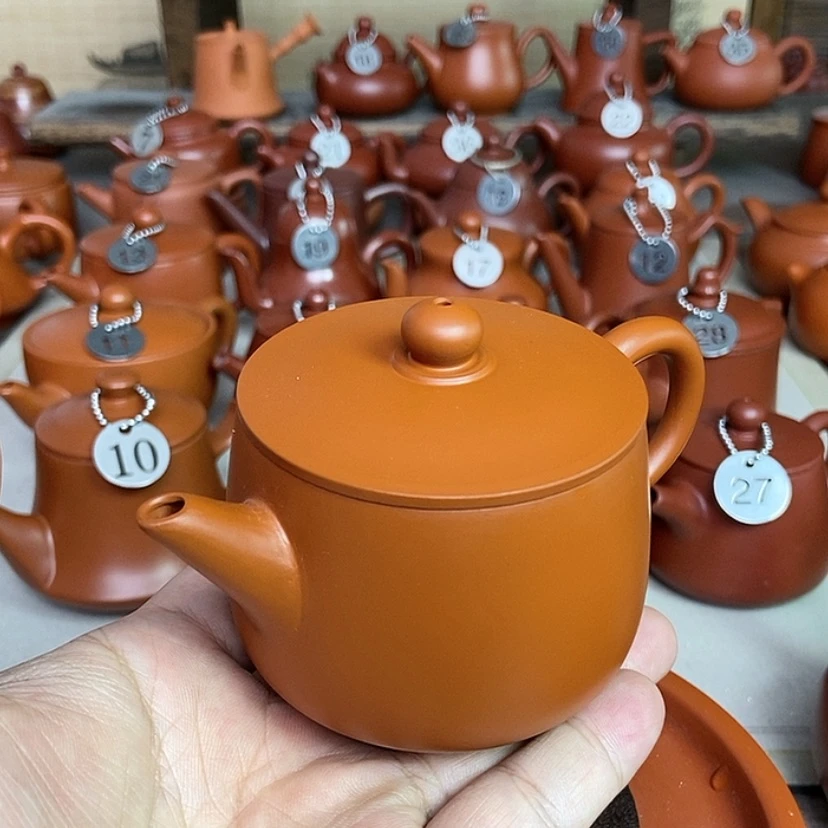 【闪购商品】茶壶朱泥130cc000000000000000