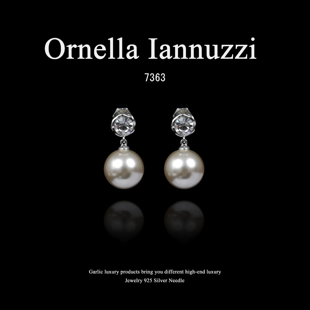 镀K金  Ornella Iannuzzi耳饰~7363