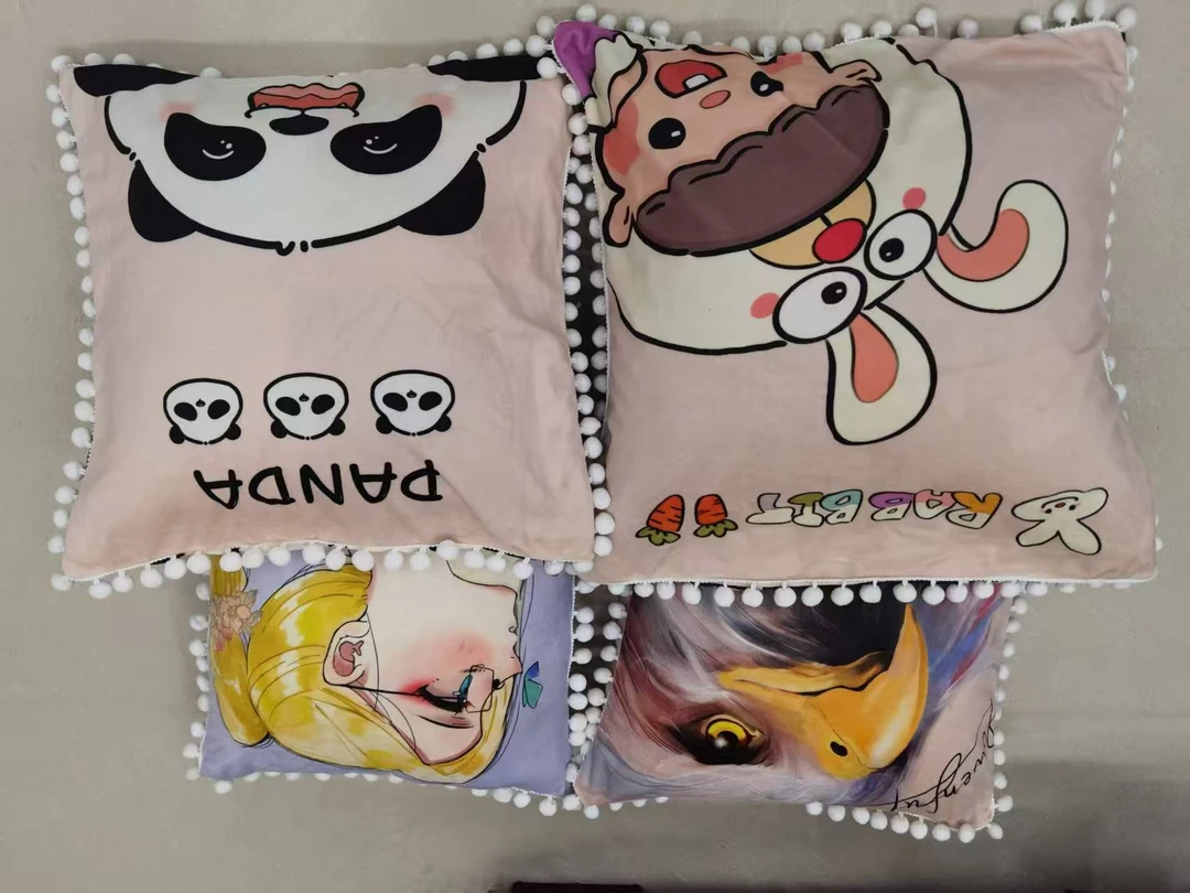 抱枕套沙发高端抱枕套卡通