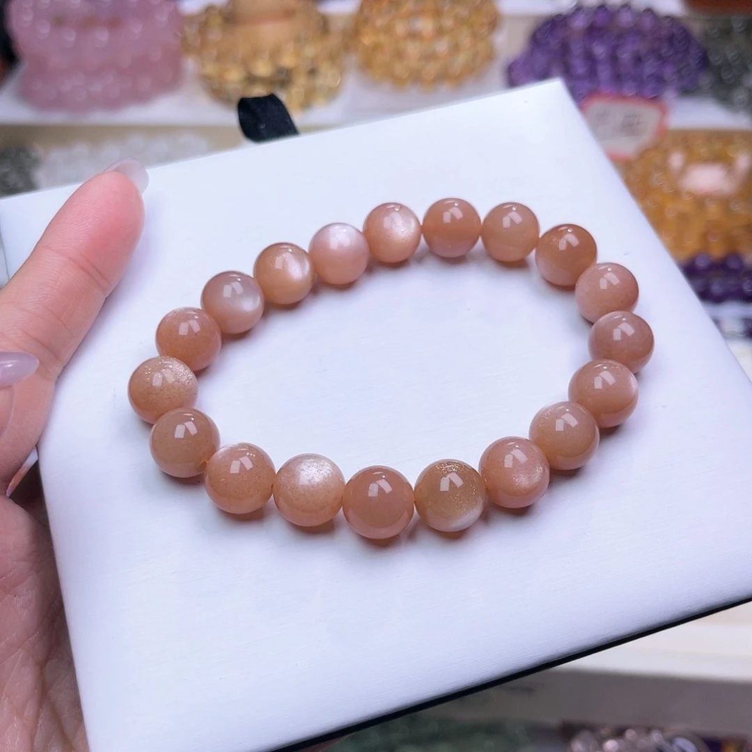 水晶手串未镶嵌糯*糕天然水晶11mm