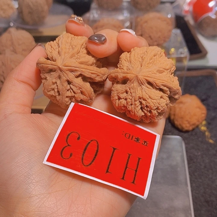 盘***子吊坠文玩核桃粗筋43