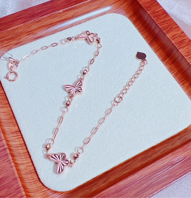 18K金手链2.95（甜美蝴蝶)