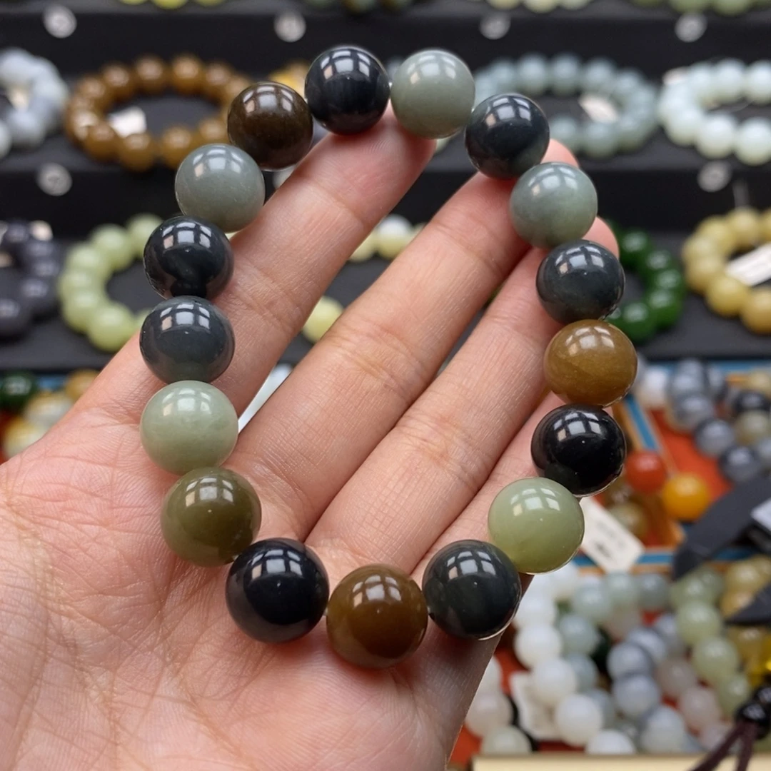 未镶嵌手串和田玉L卡12