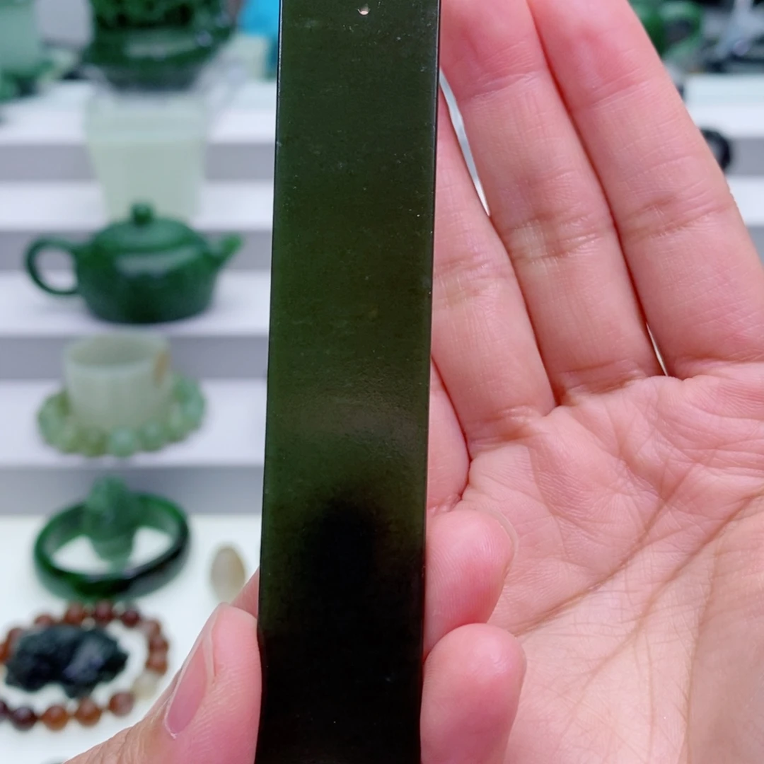 和田玉未镶嵌摆件书签