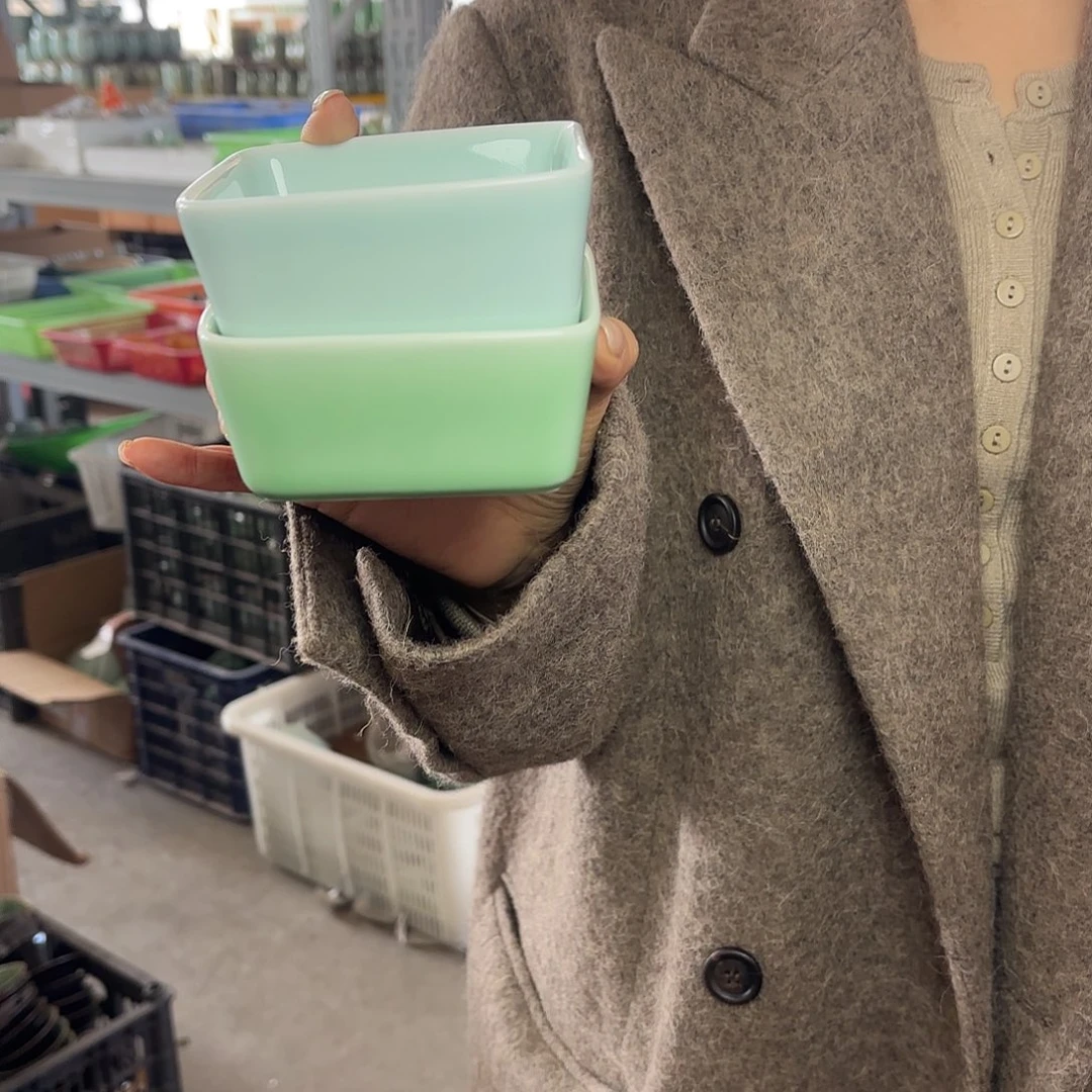 龙泉云间青瓷小米茶器