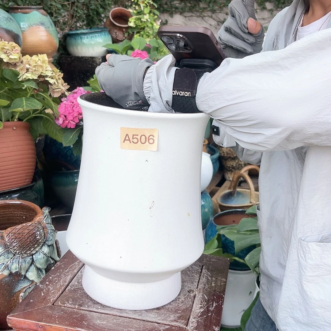 紫砂花盆王嫂花盆直播0530- a506高30口20