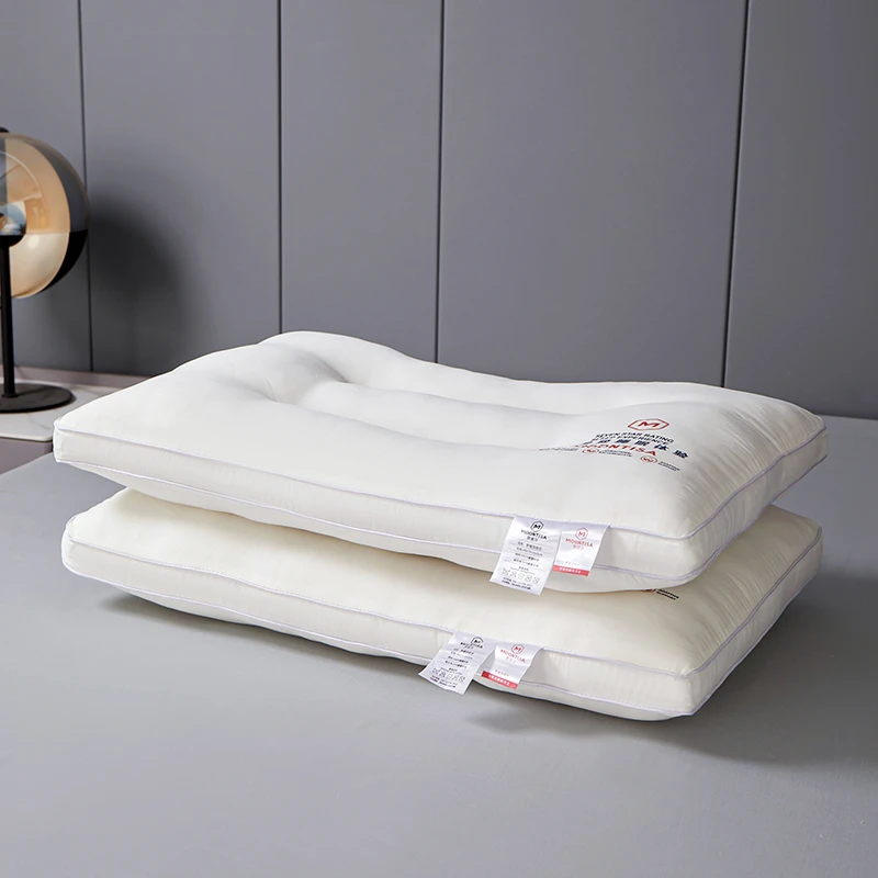 七星抗菌专家儿童专用枕纤维枕柔软蓬松家用宿舍低枕防螨睡眠枕