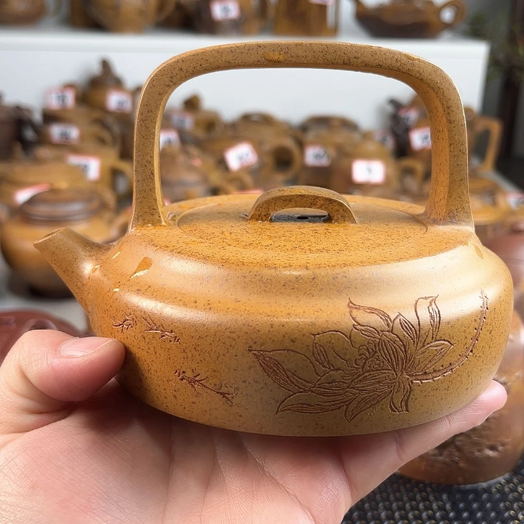 紫泥茶壶宜兴紫砂