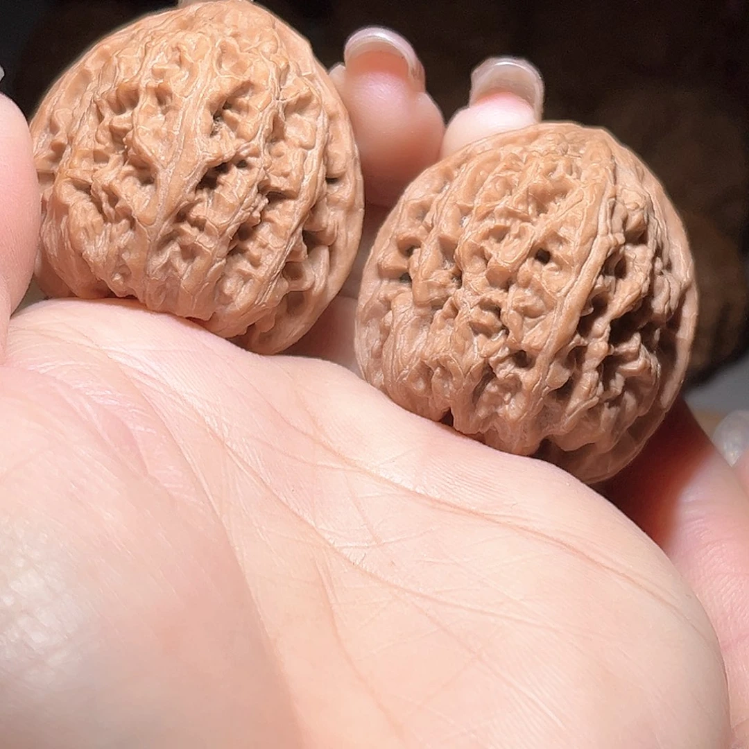 桃核把件野牛38全品文玩