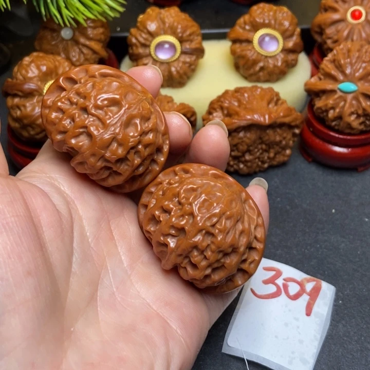 文玩核桃把件43宫灯309