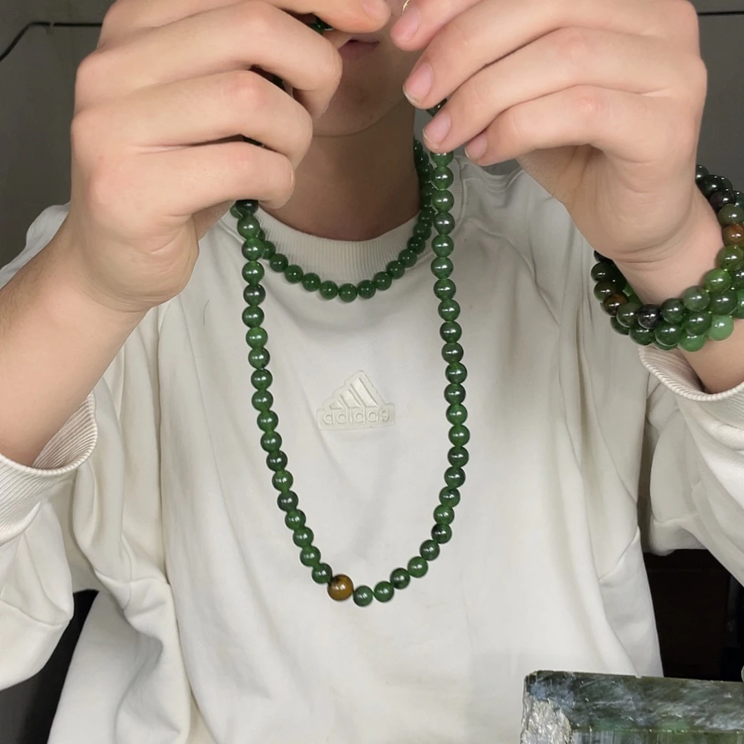 和田玉（碧玉）未镶嵌珠宝半成品