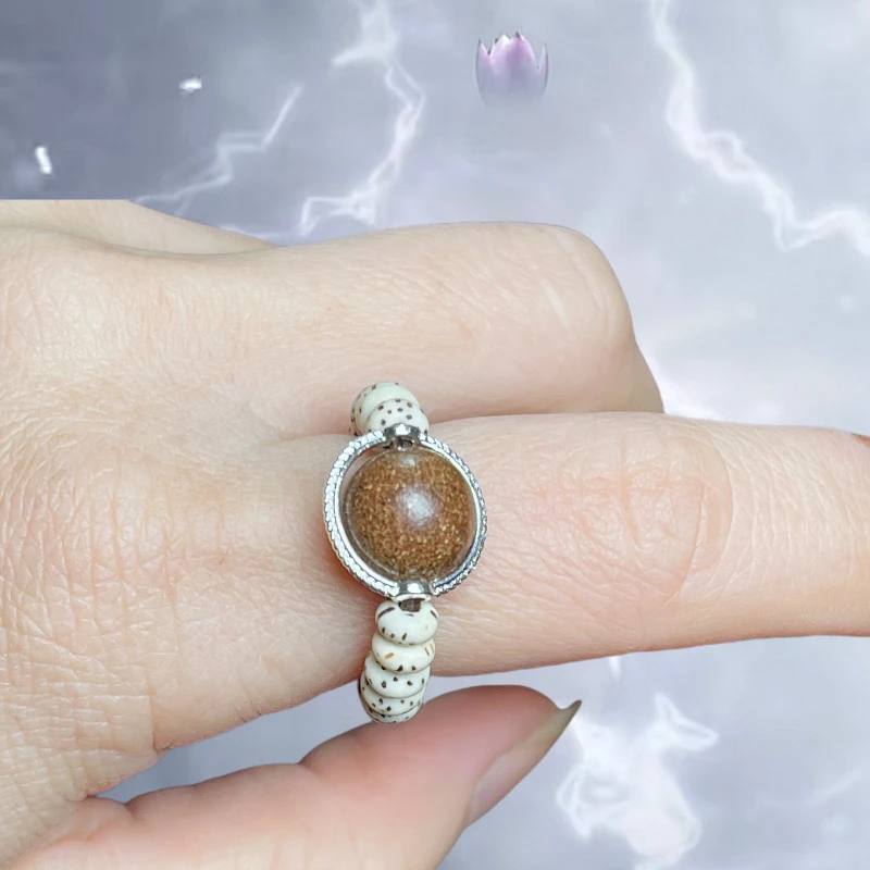 非金属树脂戒指 福利款合香珠戒指饰品指环手工时尚百搭女士复古