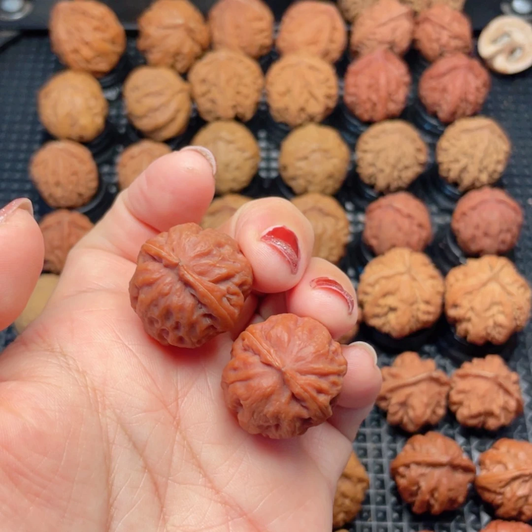 【闪购商品】把件文玩核桃小红豆