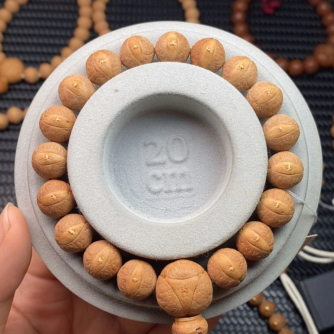 手串凤眼菩提12mm实心籽