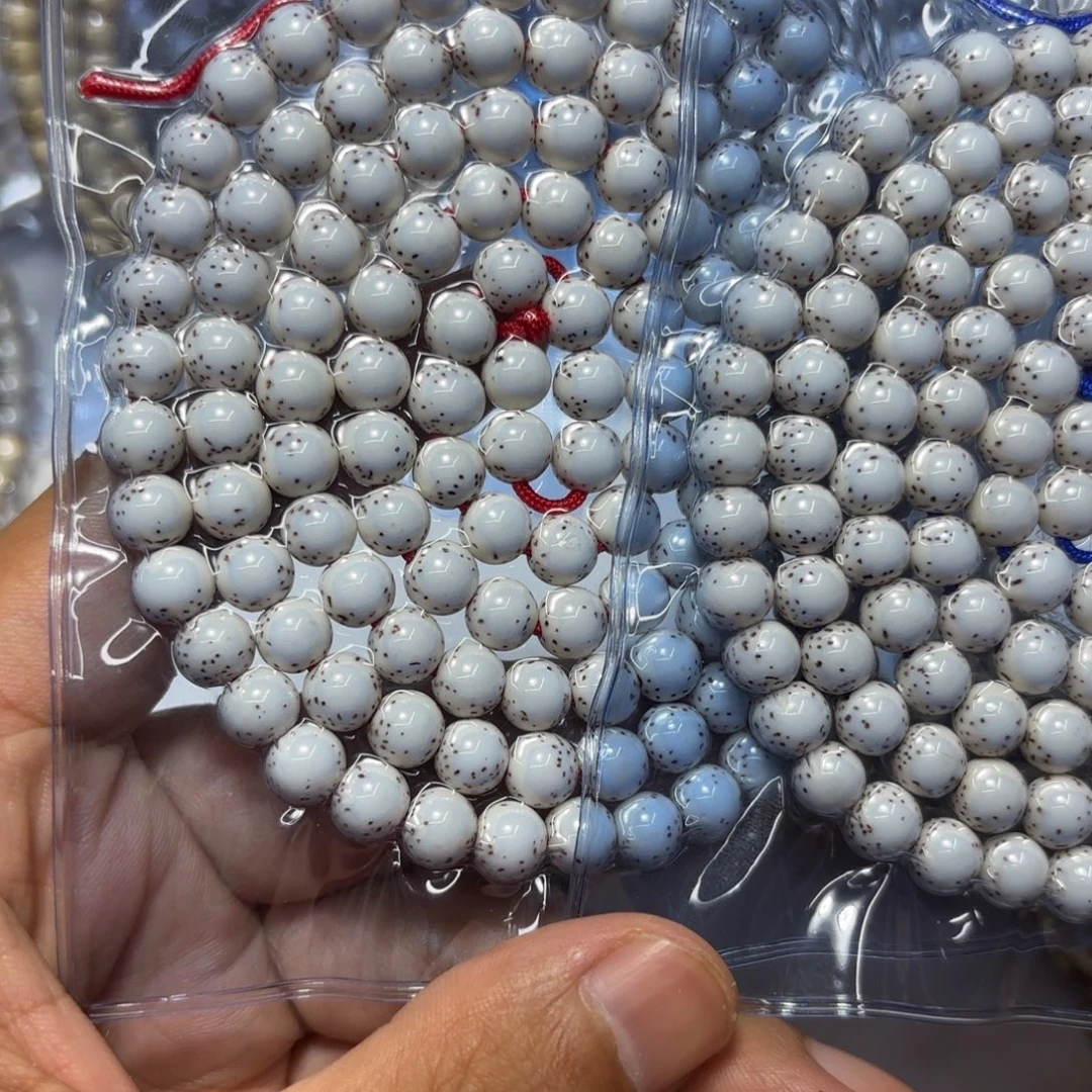 X***…手串星月菩提星月脱脂8圆