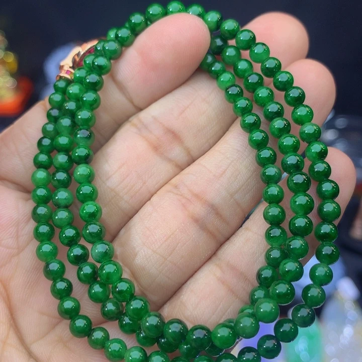 未镶嵌手链翡翠翡翠 4+
