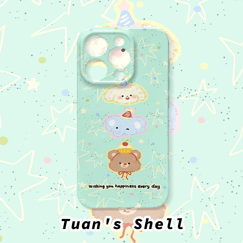 星星动物头像菲林软壳适用苹果VIVO华为OPPO小米荣耀一加手机壳