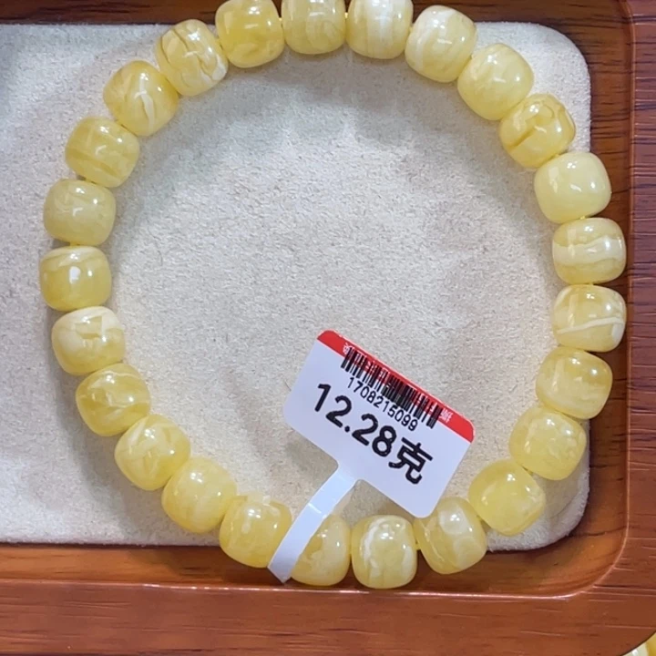 未镶嵌蜜蜡手链蜜蜡虎皮纹