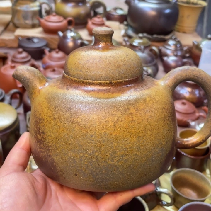 茶壶紫砂宜兴紫砂原矿泥料全手工800