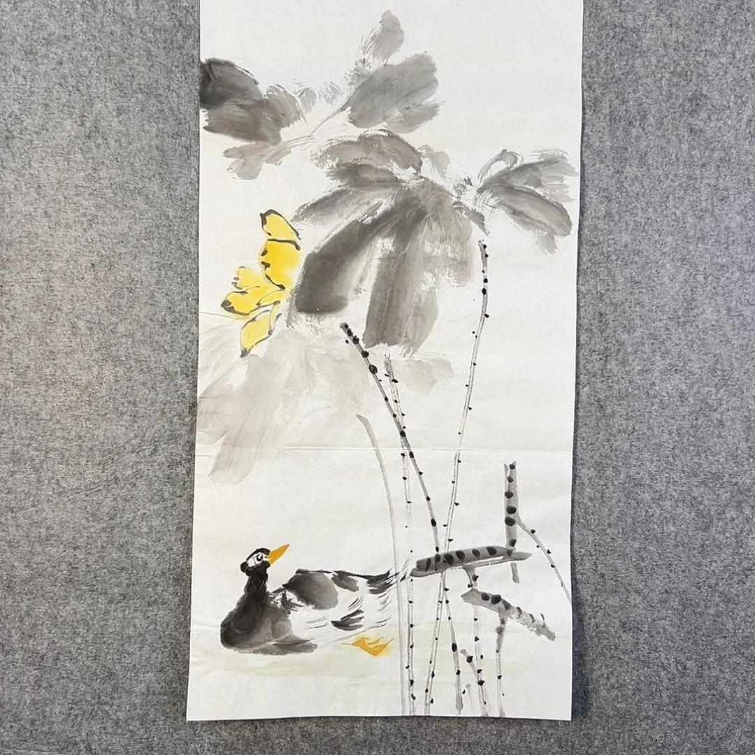 国画571 牡丹等植物生长于这里生长