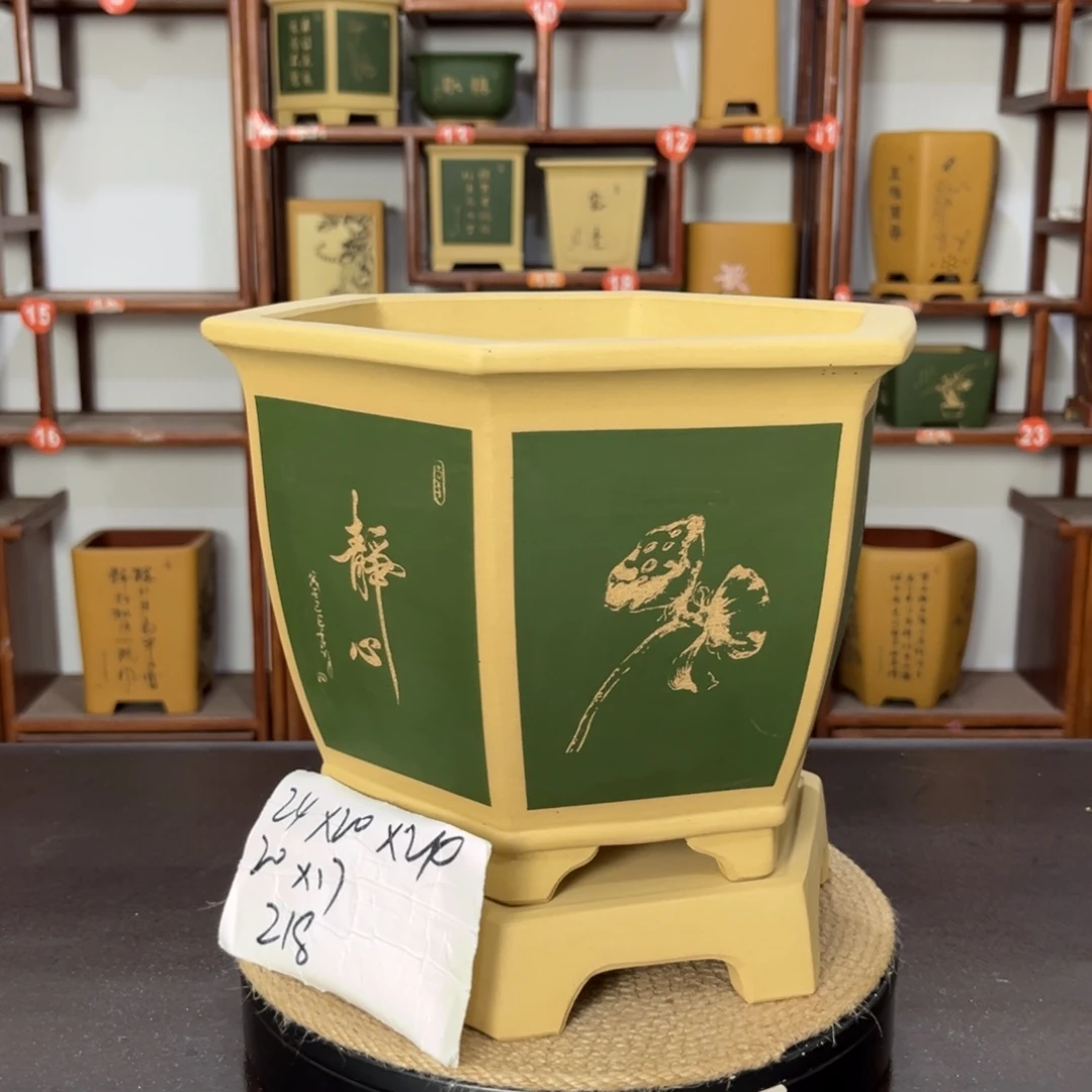 紫砂花盆紫砂花盆