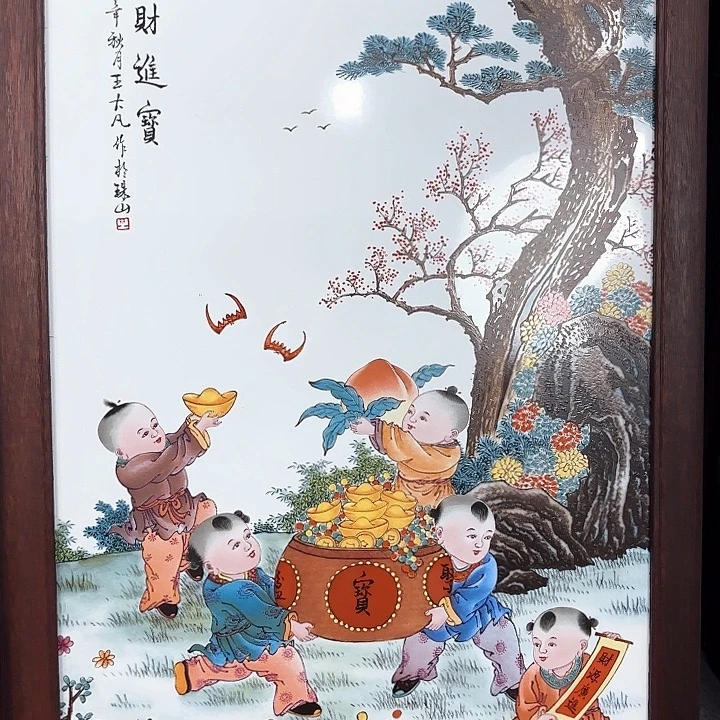 瓷片景德镇瓷板画