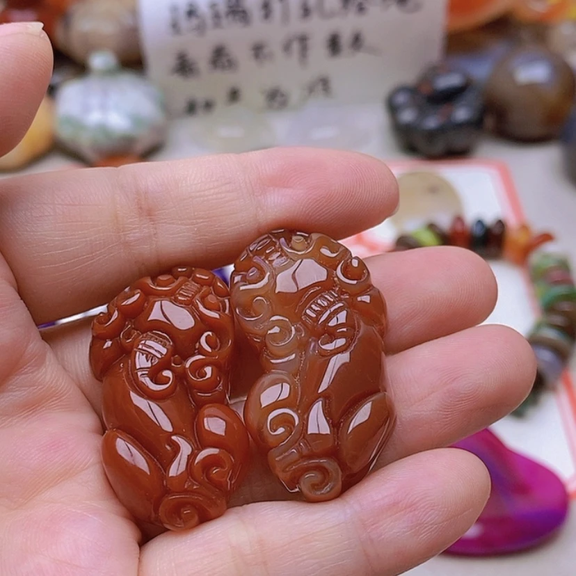 【闪购商品】未镶嵌玛瑙/玉髓珠宝半成品度***厄