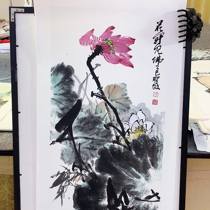 国画张圣敏先生纯手绘作品