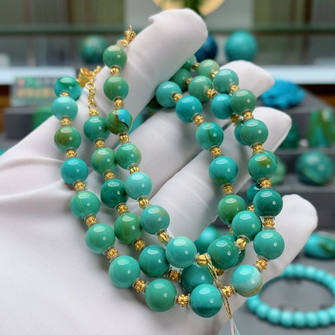 绿松石其他18K金镶嵌跳*兰