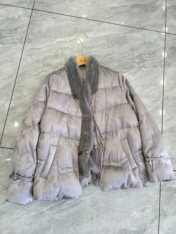 古欧新品鹅绒服保暖加绒加厚款6017