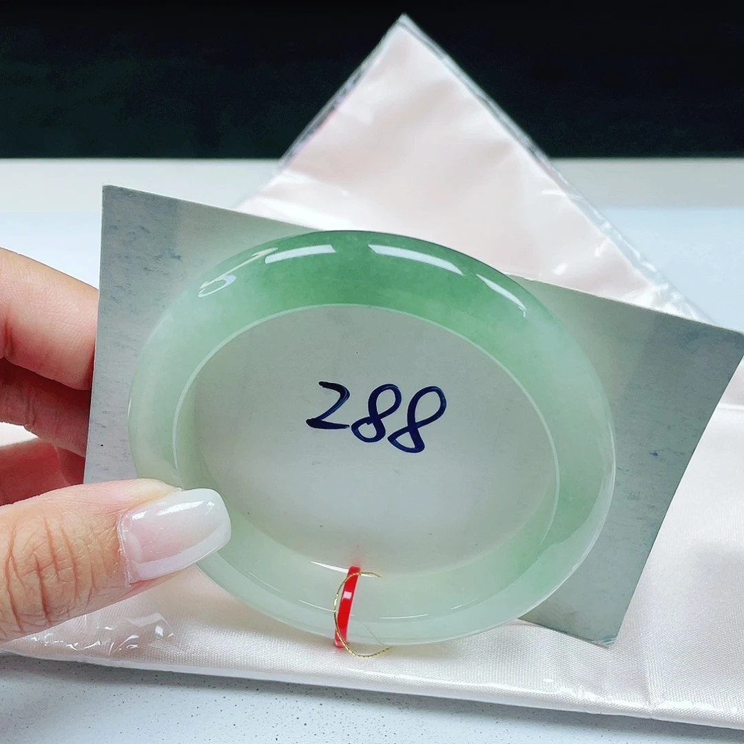 翡翠未镶嵌手镯 正圈54+