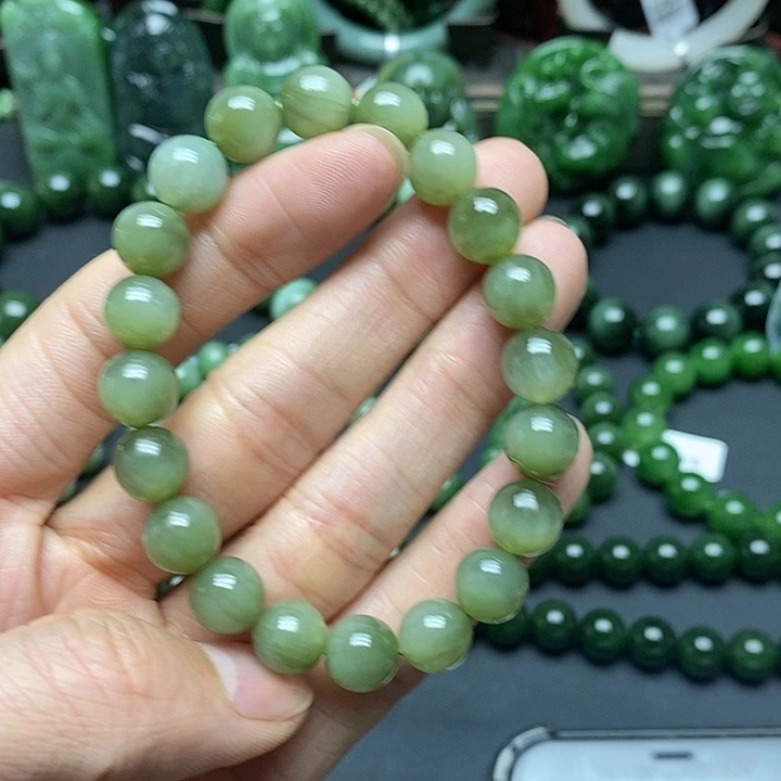 和田玉手串未镶嵌