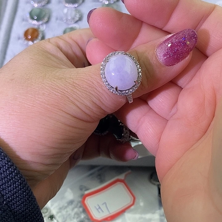 未镶嵌戒指翡翠爱*宝缅甸