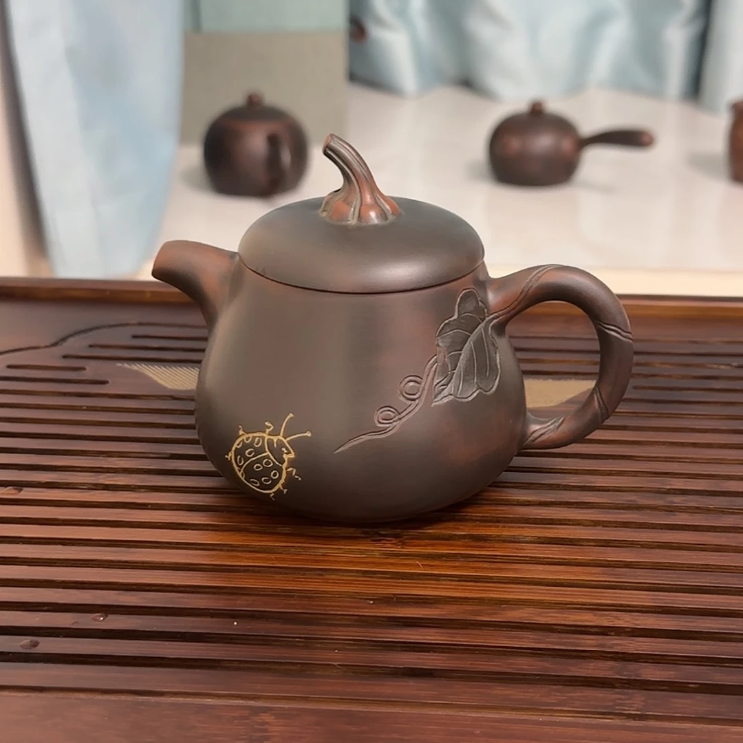 坭兴陶坭兴陶全手工制作微瑕疵特价大师壶