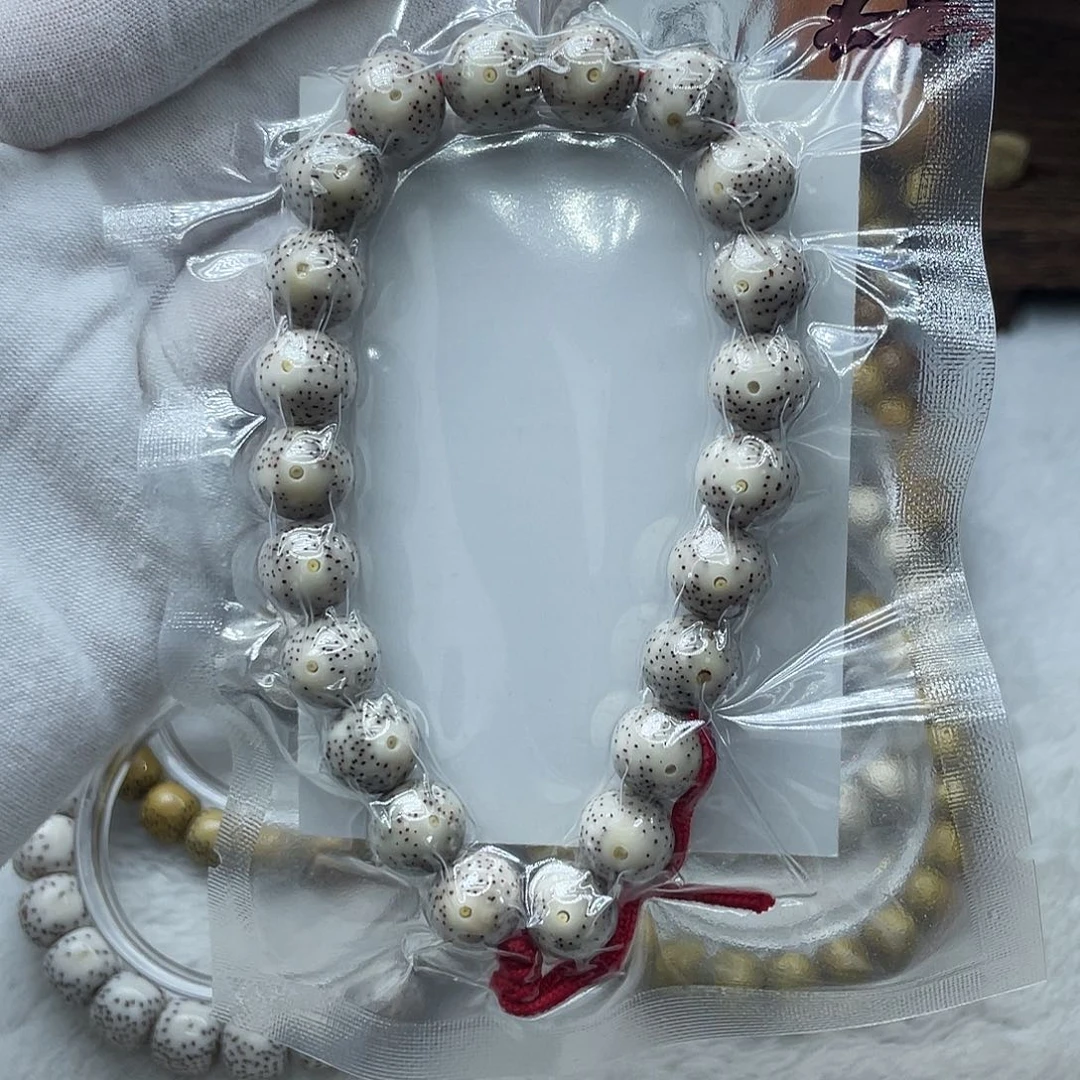 手串星月菩提原生态石玉灰冰11圆月朗星稀手持